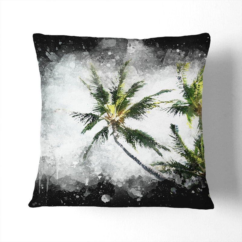 Square Throw Cushion, White, 55cm H x 55cm W x 20cm D