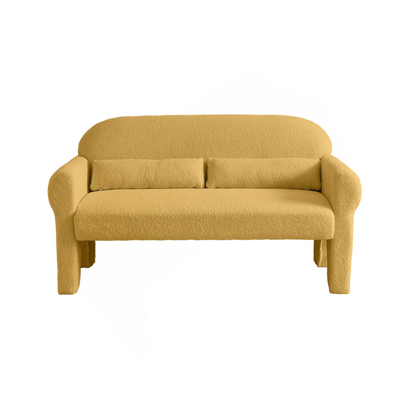 Causeuse moderne pour le salon, Jaune