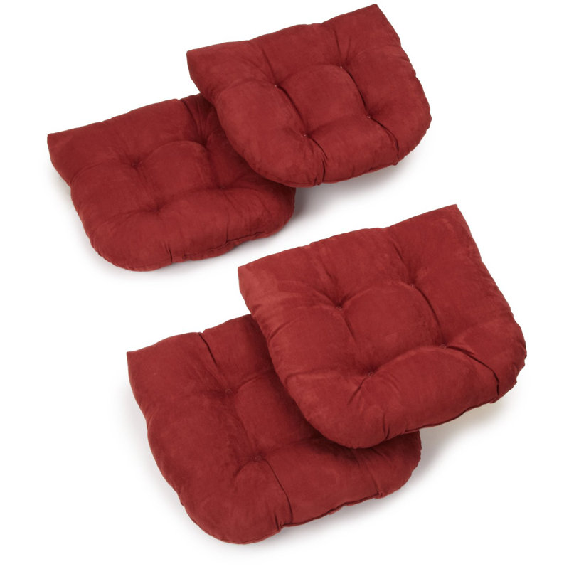Outdoor 5'' Seat Cushion, Red Wine