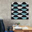 «Over Under 7» par Chariklia Zarris, art mural sur toile, 37 po x 37 po