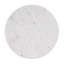 Melani 13 in. W Round Marble and Iron Side Table