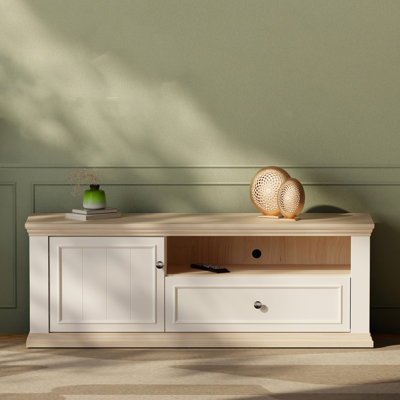 Pontypool TV Unit with Drawer & Open Shelf Console