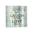 Live Well, Laugh Often, Love Much on Wood by Jamie MacDowell - Wrapped Canvas Typography Print-91603610