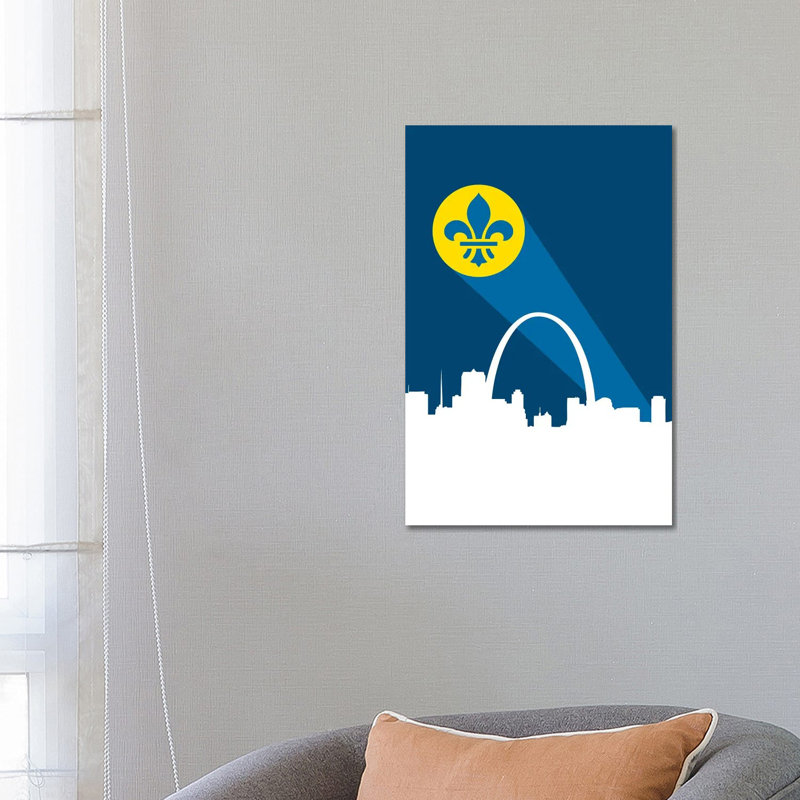 St. Louis Superhero Signal by Benton Park Prints - Wrapped Canvas Gallery-Wrapped Canvas Giclée
