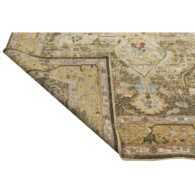 Area Rug, Rectangle 10' x 14', Green
