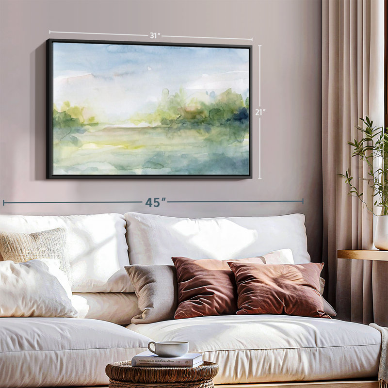 Abstract " Clear Day Canvas Print ", 21" H x 31" W