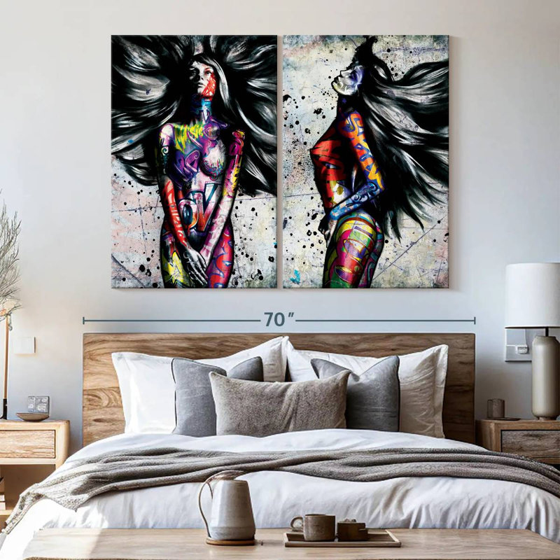 «Avant Garde», reproduction d'art sur toile, H 45 po x l 61 po x P 1,25 po