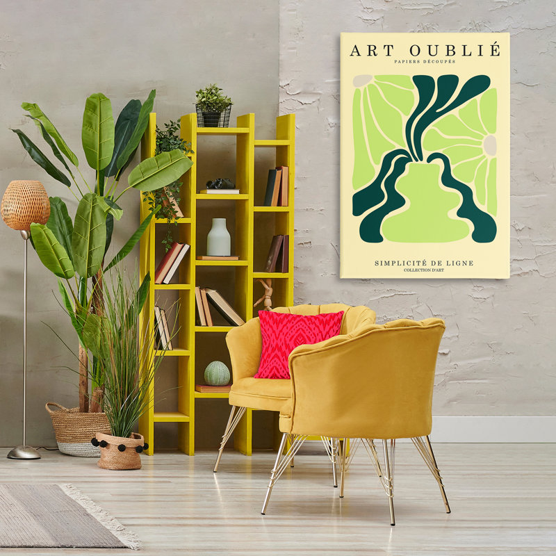 Art floral français sur toile, affiche française, H 45 po x l 30 po
