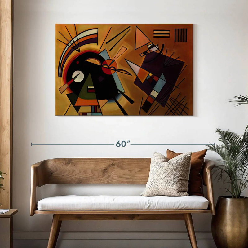 Avery Black And Violet, 30" H x 45" W