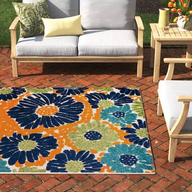 Studio M Indian Summer Floral Floor Flair - 4 x 6