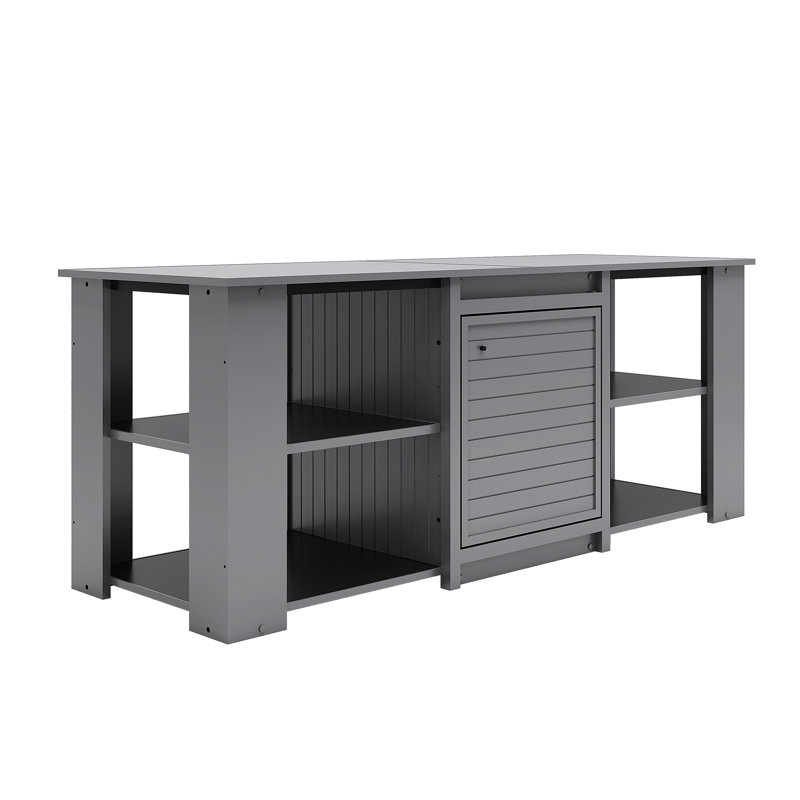 Suleekha ECOFLEX Versa, armoire de rangement pour reptiles, Gris, 28.1" H x 72.4" W x 24.5" D