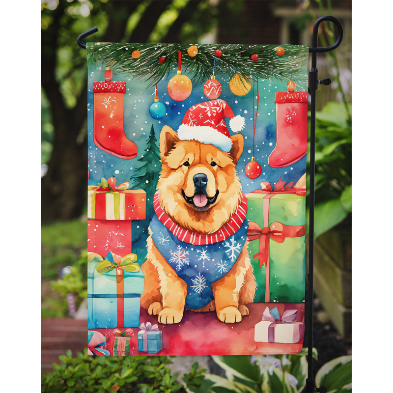 Drapeau de jardin en polyester à 2 faces, H 15,5 po x l 11,25 po