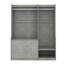  Rangement de garde-robe ouvert en bois Hanks-651251417