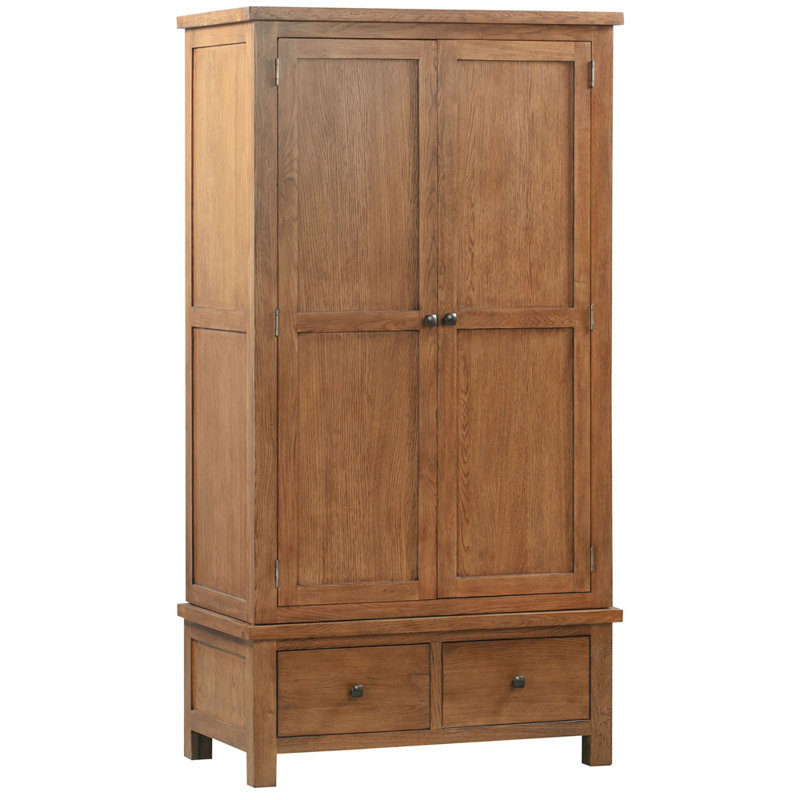 Benigni 2 Door Solid Wood Wardrobe