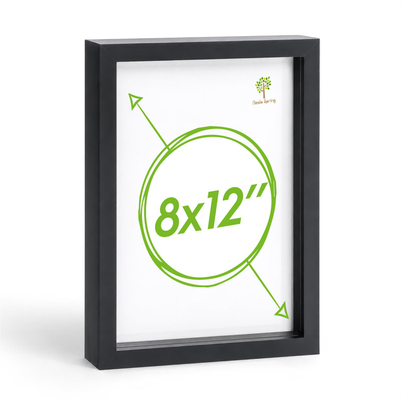 Shadow Box Picture Frame, Black, 32cm H x 23.3cm W x 3.5cm D