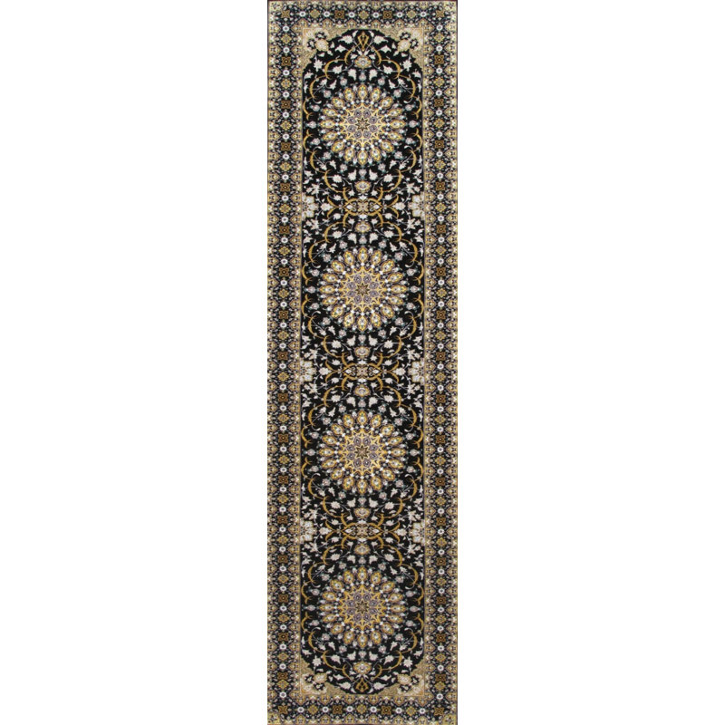 Oriental Area Rug in Black