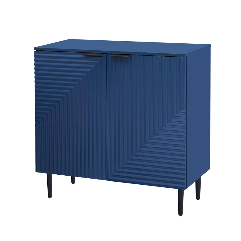 Armoire de rangement 2 portes Riehl, Marine