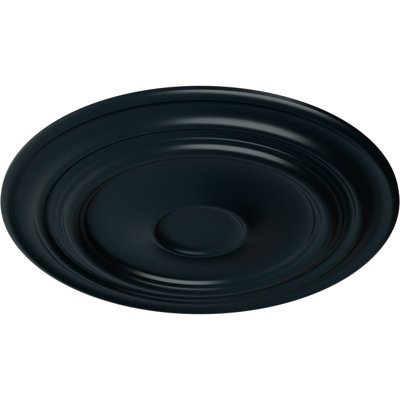Endurathane Giana Ceiling Medallion, 32 5/8"OD x 1 1/2"P (Fits Canopies up to 7 7/8"), Hand-Painted Night Shade Finish