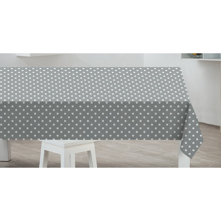 Rectangle Polka Dots Plastic / Acrylic Tablecloth
