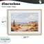 «Pastel Desert Dream Sunset», reproduction encadrée sous verre, design by Creative Studio-130831796-130831798
