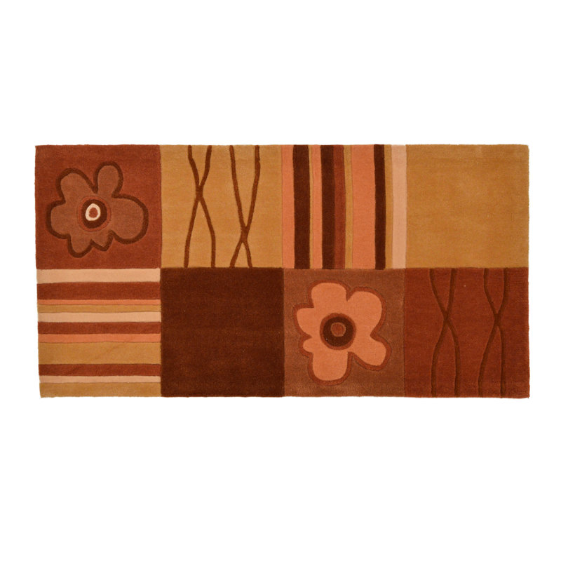 Calypso Floral Hand Woven 70cm X 140cm Area Rug