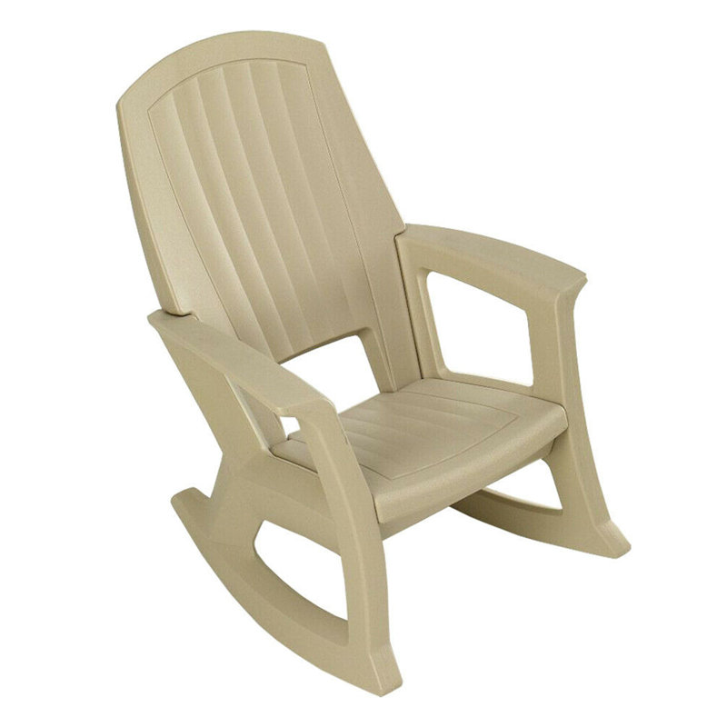  Outdoor Rocking Chair, Tan