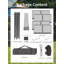 Tente de pavillon de jardin escamotable 11 x 11 pi, auvent de protection UV imperméable et réglable en hauteur à 3 hauteurs, abri portatif pour patio, cour et jardin, bleu marine et beige-128775007