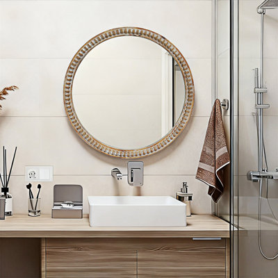Miroir mural rond