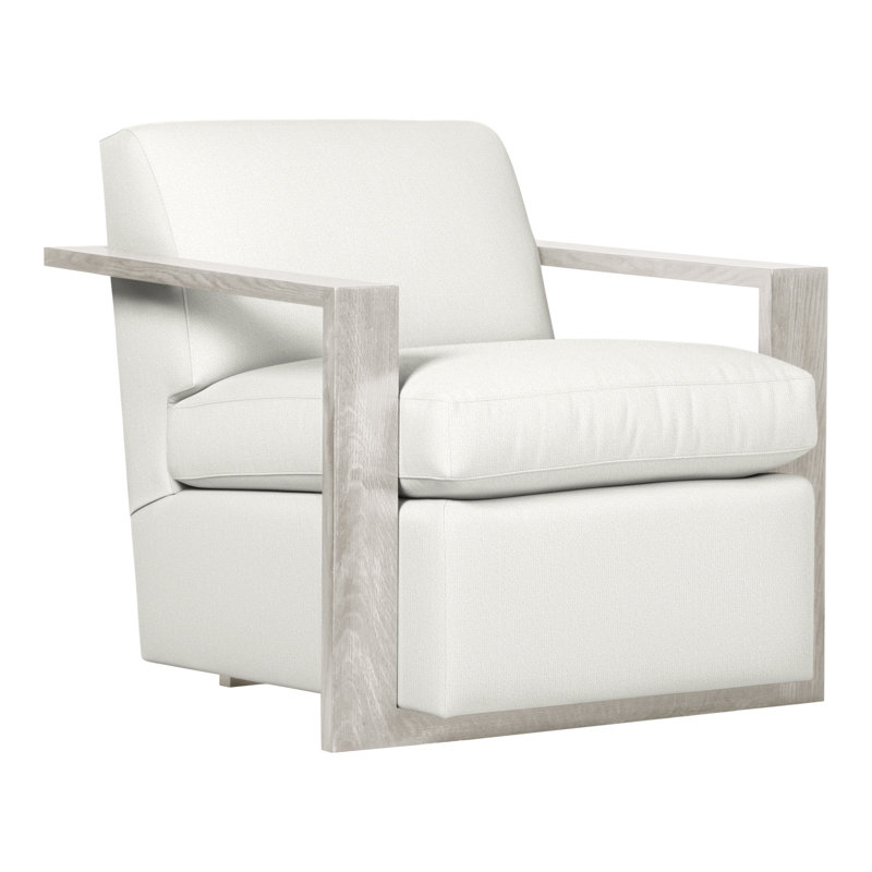 Thom Filicia Home 32" Wide Upholstered Armchair, Casa Blanca, Tommy Snow