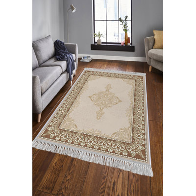 Luxurious Velvet Area Rug, 5.2 x 7.5 ft | 100% Velvet Fabric, 100% Cotton Sole, 0.4 in Pile Height | Antibacterial, Non-Slip, Machine Washable | Elegant 3D Digital Print, Perfect for Living Room & Bedroom Décor