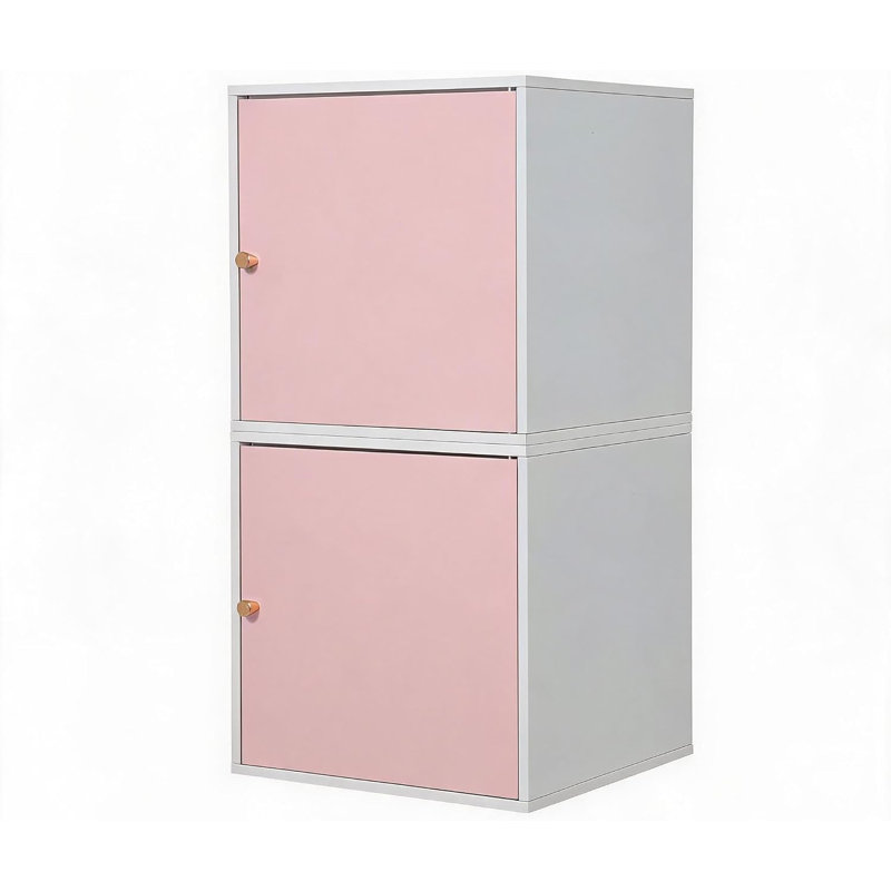Metal Cube Storage Cabinet with Magnetic Single Door Wall Mount