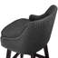 Chela Upholstered Button-Tufted Barstool with Solid Wood Frame-891682778