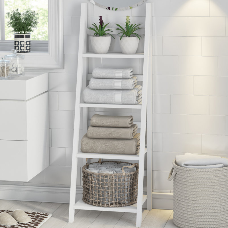 Cristobal Bathroom Shelves, White