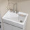 Comptoir d'évier de surface 30 "x 22" avec lavabo intégré pour garage