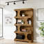 Spacieuses bibliothèques en MDF en forme de S, design moderne pour la maison