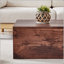 Table basse 39,3 x 23,6 x 12 po en bois aggloméré à grain de bois - Design luxueux, décor de salon parfait avec texture tendance