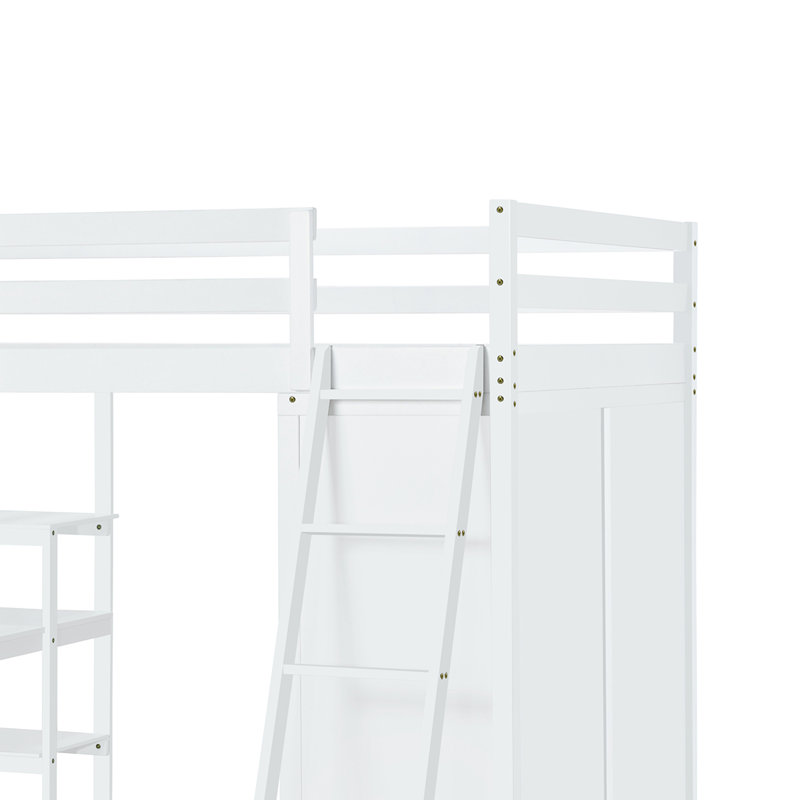 Lit mezzanine double Jamarre Kids, Blanc