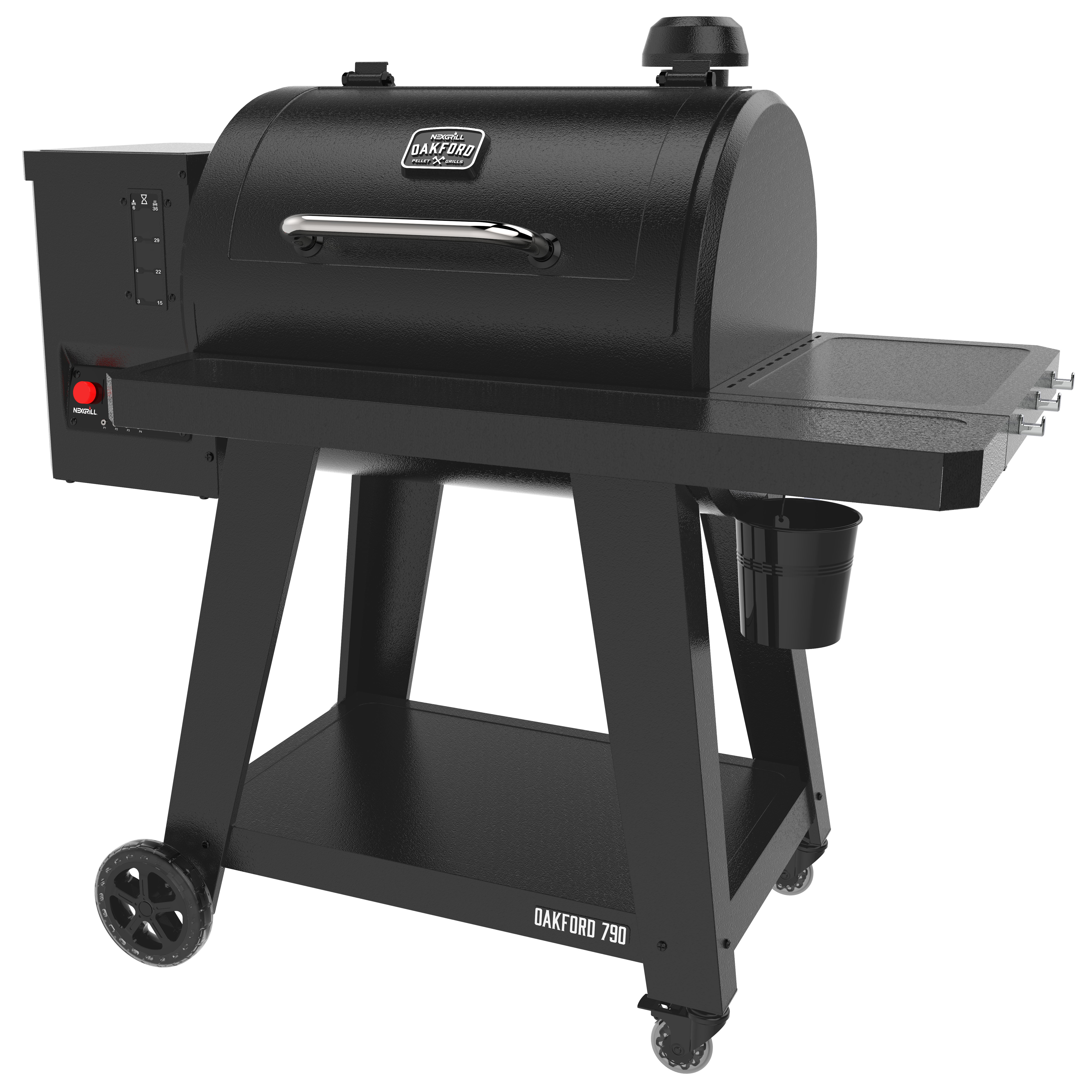 3-Burner Propane Gas Grill and Oakford 1150 Pro Offset Smoker
