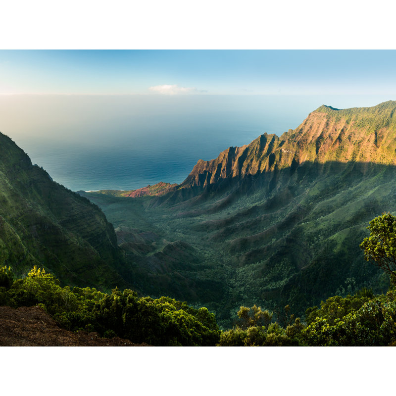 Kalalau Valley On Kauai par Steven Heap, H 24 po x l 32 po, Toile tendue