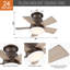 Tavontae 24'' Ceiling Fan with LED Lights-313078641