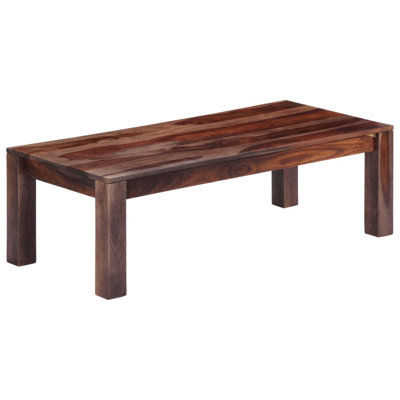 Hardeman Coffee Table Grey 110x50x35 cm Solid Wood