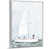 Cadre flottant blanc
