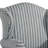Duward Stripe Gray Linen Upholstered Wingback Accent Chair with Rolled Arm and Solid Wood Leg-1428355995