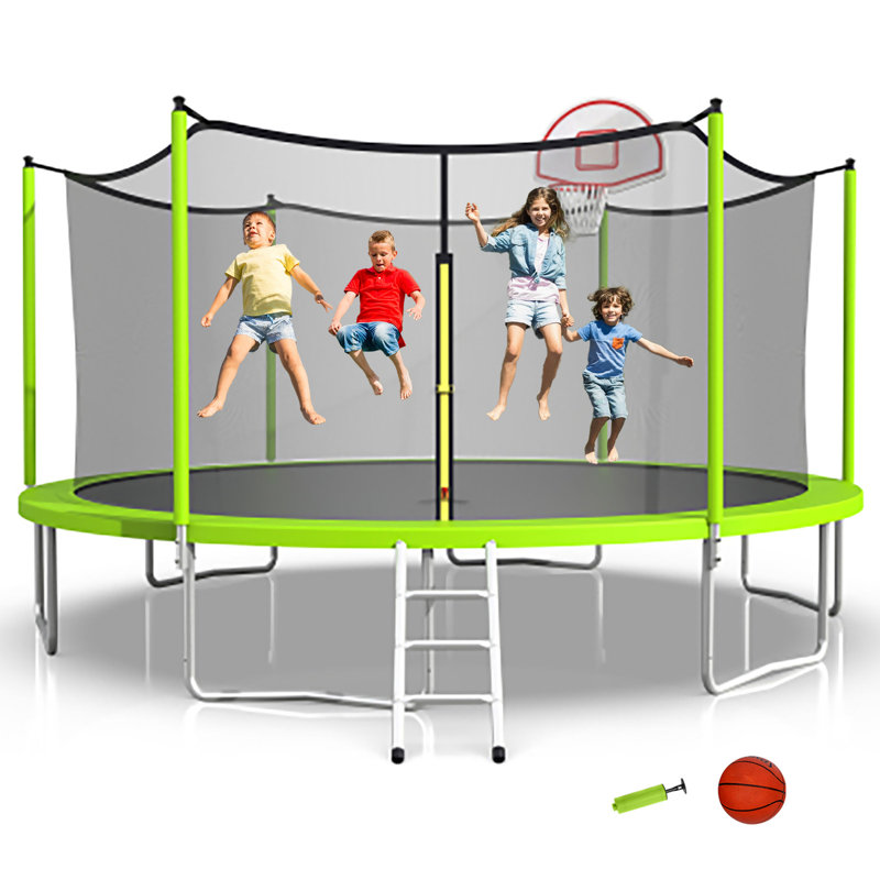 Trampoline Sapphome, Vert / noir