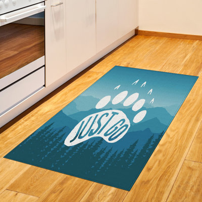 Tapis décoratif rétro en fibres à haute densité