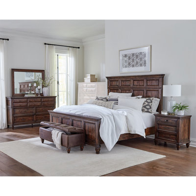 Cumberland 4-Piece Bedroom Set Weathered Burnished Brown -  Willa Arloâ¢ Interiors, 68FF2E5B12E44864AA3CA208844D4068