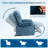 36.2'' Wide Velvet Upholstered Manual Standard Recliner-1794682208