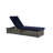 Outdoor Chaise Lounge Chair - 2, Patio Pool Chairs With Adjustable Back & Storage, Galvanized Steel, Hd , Relaxing Cushion Pad-1349916317