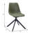 Matthew Leather Dining Side Chair With 360-Degree Swivel And Powder-Coated Iron Legs Matthew Collection-144607887-134529384