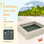 Freeport Park Gusman 120cm x 26cm Plastic Square Sandbox with Cover-289203686